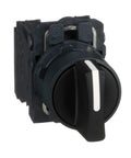 Harmony XB5 Selector Switch For Industrial Machinery With Plastic Bezel, 3 Positions Stay Put Operation, side view