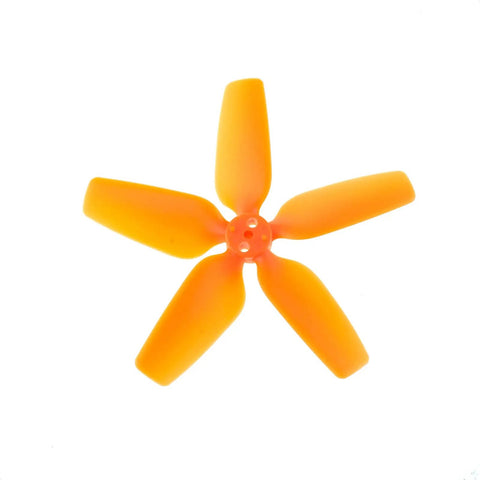 Single orange propeller from Avata Drone Propellers Replacement Set Orange 8 Pack With Screws For FPV Quadcopter.