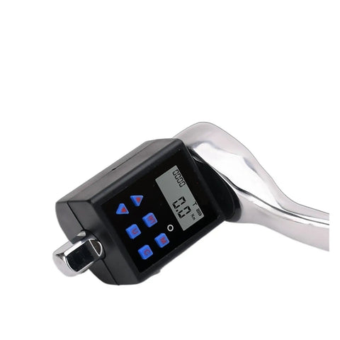 Gensdh Digital Torque Meter Gauge Wrench Adapter Set With Backlight 2Nm To 340Nm Range Electronic Tester Featuring Peak Mode Storage And Adjustable Spanner For Precision Car Repair Jobz And Heavy Duty Bike Maintenance