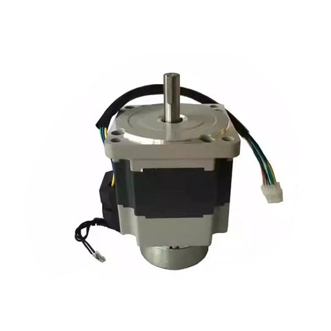 24V 400W Brushless Brake Motor For Steering Wheel Drive And Servo Applications with Quick Stop and Locking Brake Function shown from front