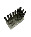Comprehensive 28 Piece Transfer Punch Kit For Quick Marking And Precise Aligning 3/32 To 1/2 Inch Plus 17/32 Inch Pro Grade