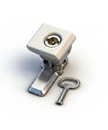 Heavy Duty Zinc Alloy Cam Lock For Cabinets And Drawers, with key, Sturdy Rotating Key Mechanism Replacement Hardware For Kitchen And Office
