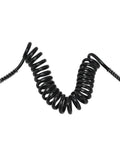 Top Tier Polyurethane Coil Air Hose Featuring G 1 8 Female Thread Connection Designed For Airbrush And Paint Projects High Flexibility Ensures Smooth Movement Without Kinking 2 Meter Length Great For Fans Looking To Upgrade Their Setup Now For Workshop black 2m coil air hose with G1/8 female fittings