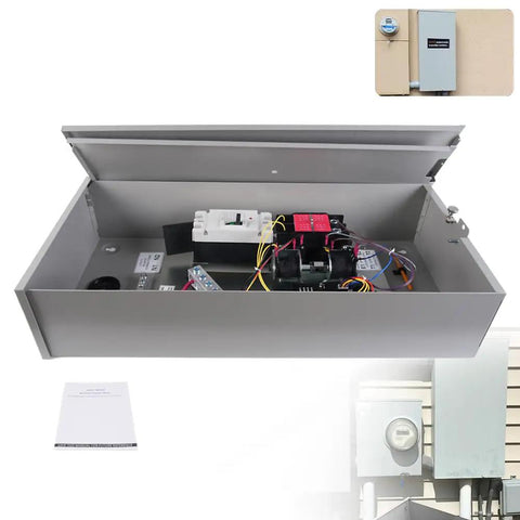 200 Amp Single Phase Generator Automatic Transfer Switch With Power Management Replacement For Generac RXSW200A3 Backup Power Ready open aluminum enclosure