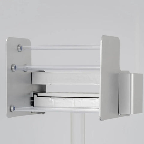 Slick Desktop Tool Organizer With Easy Slide Drawer And Tough Poly Build For Locking In Screwdrivers and keeping your workbench tidy.
