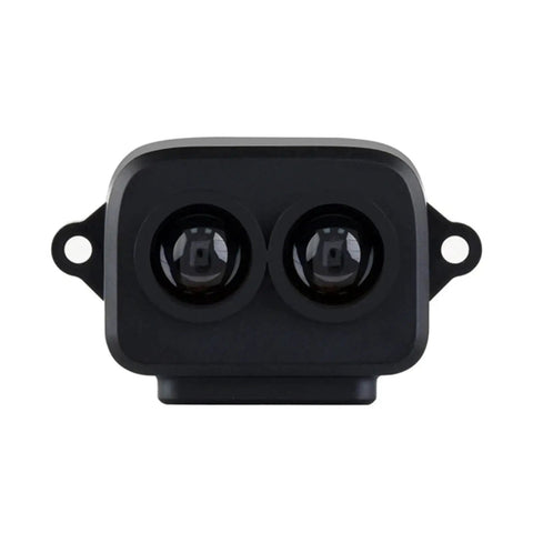 Front view of TF Luna LiDAR Range Sensor Module Single Point Micro Ranging 0.2 To 8 Meters With Time Of Flight Distance Measurement.