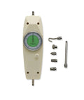 Analog Push Pull Force Gauge, Tension Meter With Peak Hold, Dual Newton Kilogram Display, Pro Grade Tension Tester For Precise Load Testing And Low Error Readings (100N) with attachments
