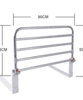Foldaway Bed Safety Rail With Quiet Easy Grab Guard For Seniors And Adults No Fuss Bedside Handrail 90cm stainless steel