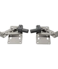 Soft Close Tip Out Tray Hinges 45 Degree Steel Scissor Hinge Nickel Plated Self Locking Folding Heavy Duty Cabinet Hardware