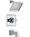 Dryden 14 Series Tub And Shower Trim Kit With Single Spray Touch Clean Shower Head In Chrome Finish Includes Universal Rough In Valve