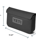 Sidekick Dry 3L Gear Case Waterproof Organizer For Outdoor Adventures Charcoal Rugged DryHide Shell with dimensions
