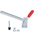 Beefy Heavy Duty Vertical Toggle Clamp With Arrow Storage Case Fixture Clamp for woodworking and welding, iron and plastic build