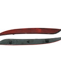 Sleek Red Rear Bumper Reflectors For Tesla Model 3 2017 Through 2022, rear lens trim, red plastic markers, left and right sides.