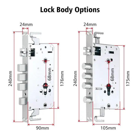 Hella Tight Heavy Duty Fully Automatic Smart Door Lock With Fingerprint Scanner Digital Keypad RFID Card Entry Smooth Install Keyless Home Security Beast Mode Plus Doorbell