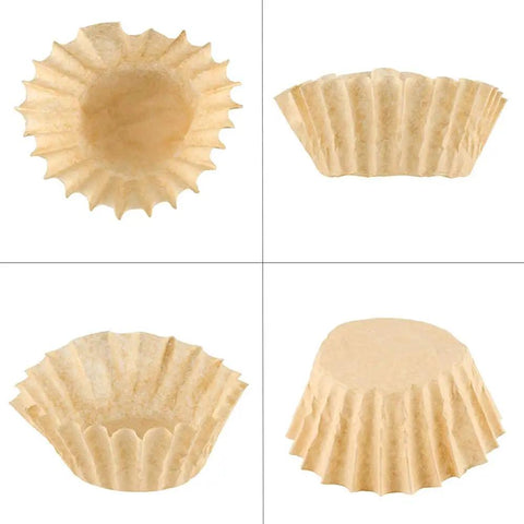 Extra Large Coffee Filters For 12 To 16 Cup Makers, Mega Wide 9.75 Inch Basket, Anti Ground Design, Cupcake Style, 200 Count