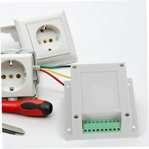 Tough Yet Compact Weatherproof Junction Box For Industrial Use With Easy Install ABS Plastic Power Supply Enclosure