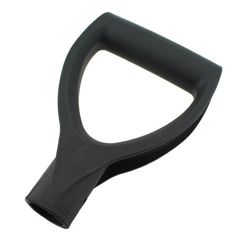 D Shaped Shovel Handle Grip Replacement For 28mm ID Plastic Fork Spade Handle, Durable Black Plastic Grip For Digging And Harrowing