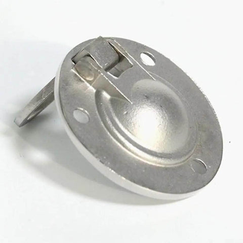 Stainless Steel Round Flush Ring Pull Handle 50mm Diameter For Cabinets Doors And More Chrome Finish Heavy Duty Marine Grade Hardware
