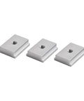 5 Pack Heavy Duty M6 Aluminum T Slot Nuts For Table Saw Sliders And T Track Runner Clamps Perfect Sled System Fitment Grey shown from the front