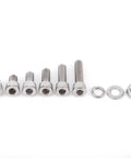 Awesome Heavy Duty Hex Socket Cap Head Screws Bolts Fastener Assortment Kit featuring M3 M5 M6 M8 stainless steel screws and washers.
