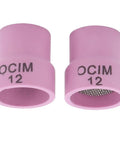 Pro Grade Ceramic TIG Cup Kit With Alumina For 0.1 Inch Torch Cups WP 17 18 26 1.6 Air Cooled TIG Welding Accessories image