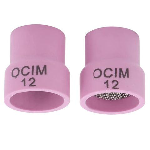 Pro Grade Ceramic TIG Cup Kit With Alumina For 0.1 Inch Torch Cups WP 17 18 26 1.6 Air Cooled TIG Welding Accessories image