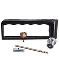 Go-To Adjustable Hole Cutter 2 To 12 Inch for sheet metal cuts 24 gauge steel and 26 gauge stainless with drill bits and scale