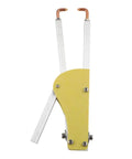 Rock Solid Workhorse Point Welder Clamps Heavy Duty Joining Pliers with yellow grip and copper tips for metal joining.