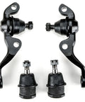 Street Ready Front Steering Tie Rod End Suspension Rebuild Kit For 1970 1971 1972 Dodge Charger And Coronet with black tie rod ends and ball joints.