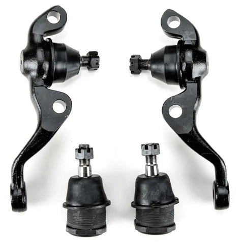 Street Ready Front Steering Tie Rod End Suspension Rebuild Kit For 1970 1971 1972 Dodge Charger And Coronet with black tie rod ends and ball joints.
