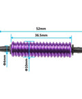 2 Pack Aluminum Beefed Up Fuel Tank Air Cooler Back Pressure Cooling System For Nitro RC Cars And Trucks 1 By 8 1 By 10 purple unit