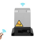 Automatic Sliding Gate Opener 750W Electric Gate Operator With Two Remotes wireless control demonstration
