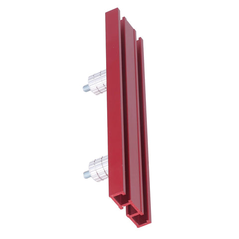 Aluminum Alloy Planing Stop Bench Clamp Kit with 15.8mm jaw size and screws for precise setup and rock solid fixing on a workbench.