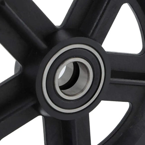 Sliding Door Pulley Kit For Barn Doors, Built Tough No Rust Track Roller Hardware With Zinc Alloy Wheels, 2 Pieces, Quiet Smooth Sliding, Black Finish, Easy To Install Barn Door Hanging Rail