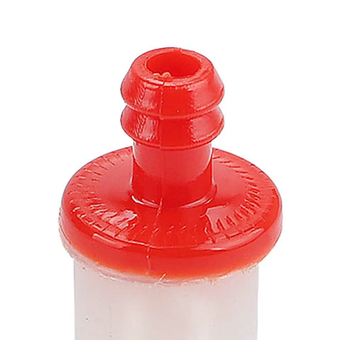 Close-up of barb connection on Inline Fuel Filter Replacement For Polaris Sportsman 300 335 400 450 500 550 600 700 850 ATV