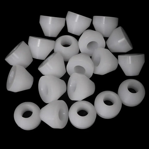 20 Piece White Woodworking Pen Bushings Set Non Stick Bushing For Finishing And Pen Turning Project Kit Built From Durable PE Material