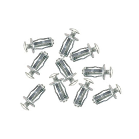Rivet Nut Kit M4 M5 M6 Zinc Plated Carbon Steel Expansion Nuts For Hollow Walls, License Plates, And Furniture Mounts, DIY Friendly Heavy Duty Fastening Kit For Pro Grade And Home Projects, assorted rivet nuts on white