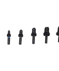 Six Piece Drill Bit Flaring Set For HVAC Tubing Diameters 1/4, 3/8, 1/2, 5/8, 3/4, 7/8 Inch, Fits Most Standard Drills