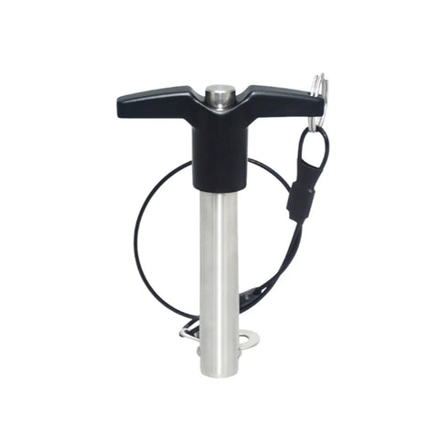 Super Smooth 1 Pc 8mm Stainless Steel Quick Release Pin for Heavy Duty Clamping Gear, tool-free design with spring-loaded feature.