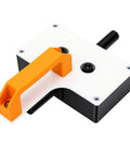 LiebeWH Automatic Wire Threading Tool Kit With Drill Attachment Electric Cable Threader, black and white tool with orange handle for wiring.