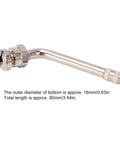 Pro Grade Heavy Duty Truck Tire Valve Stems With 60 Degree Extension Adapters TR545D for Alcoa 22.5 and 24.5 inch wheels