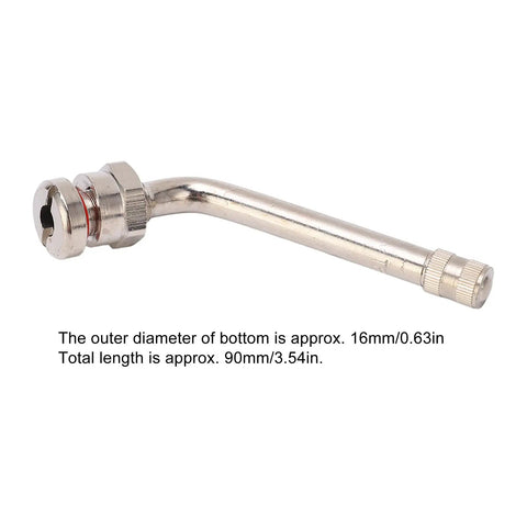 Pro Grade Heavy Duty Truck Tire Valve Stems With 60 Degree Extension Adapters TR545D for Alcoa 22.5 and 24.5 inch wheels