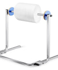 Rock Solid Vertical Bubble Wrap Dispenser Stand Fits Twelve To Sixty Inch Rolls Built Tough Galvanized Steel Roll Holder with white bubble wrap