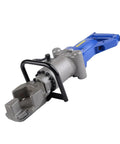 Heavy Duty Hydraulic Rebar Cutter Tool Electric Steel Bar Bender For Small Portable Threading Pipes Rb16 Model showing blue design and cutting head.
