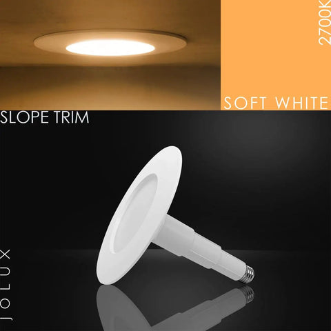 4 Pack 5 To 6 Inch LED Can Lights Retrofit Recessed Lighting 12W Equals 60W 2700K Soft White 800 Lumens Dimmable Adjustable Downlight
