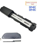 Upgrade Your Super 73 Ride With This Rock Solid Battery Mount Base Featuring A Secure 4 Connector System For Perfect Fit And Seamless Power Connection On DP9C Or DP6C Electric Bikes Made From Tough Metal To Hold Strong. battery mount base for DP-9C DP-6C, black metal and ABS