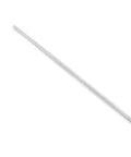 Two Lead Screws Pack 300mm 8mm Lead Screws With Stainless Steel Threaded Rod And Two Flexible Couplings For No Hassle Fast Install 3D Printer Z Axis Upgrade Kit Bundle, side view of threaded rod
