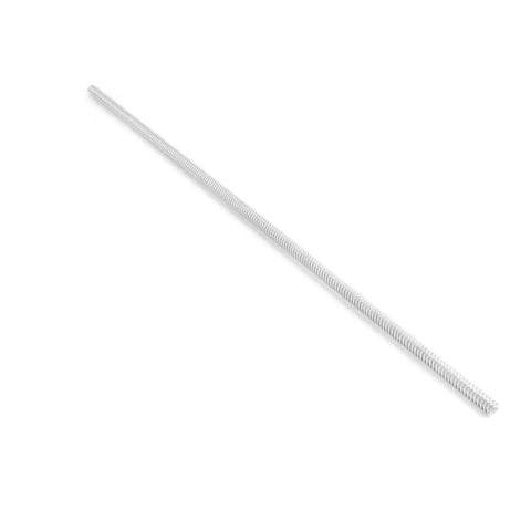 Two Lead Screws Pack 300mm 8mm Lead Screws With Stainless Steel Threaded Rod And Two Flexible Couplings For No Hassle Fast Install 3D Printer Z Axis Upgrade Kit Bundle, side view of threaded rod