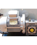 Heavy Duty One Horsepower Ring Roller Pinch Bend Machine For One And Quarter Round Square Tube And Pipe Mild Steel Bending Rig motor close-up.