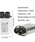 Home Microwave Oven Repair Kit With High Voltage Capacitor 2100V 1.0uF Diode CL01 shown with specifications